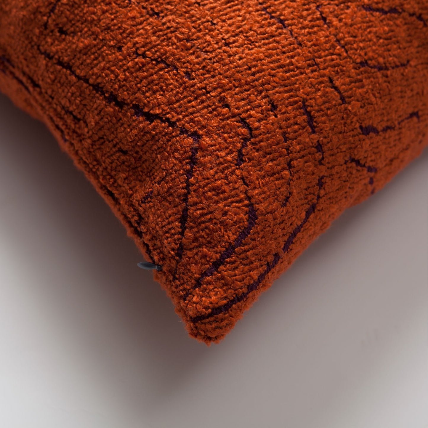Amorf - Abstract Patterned 20x20 Inch Cushion - Orange (Cover Only)