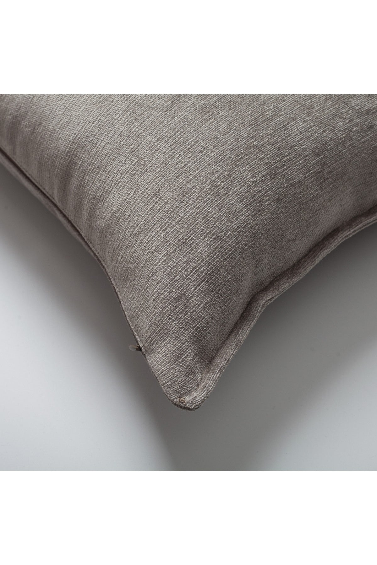 Eliza - Mink Viscose Natural Linen Pillow 16x24 Inch - Mink (Cover Only)