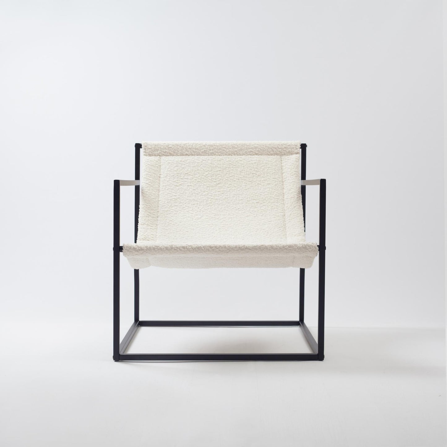 Bernie Chair Metal Seat - White