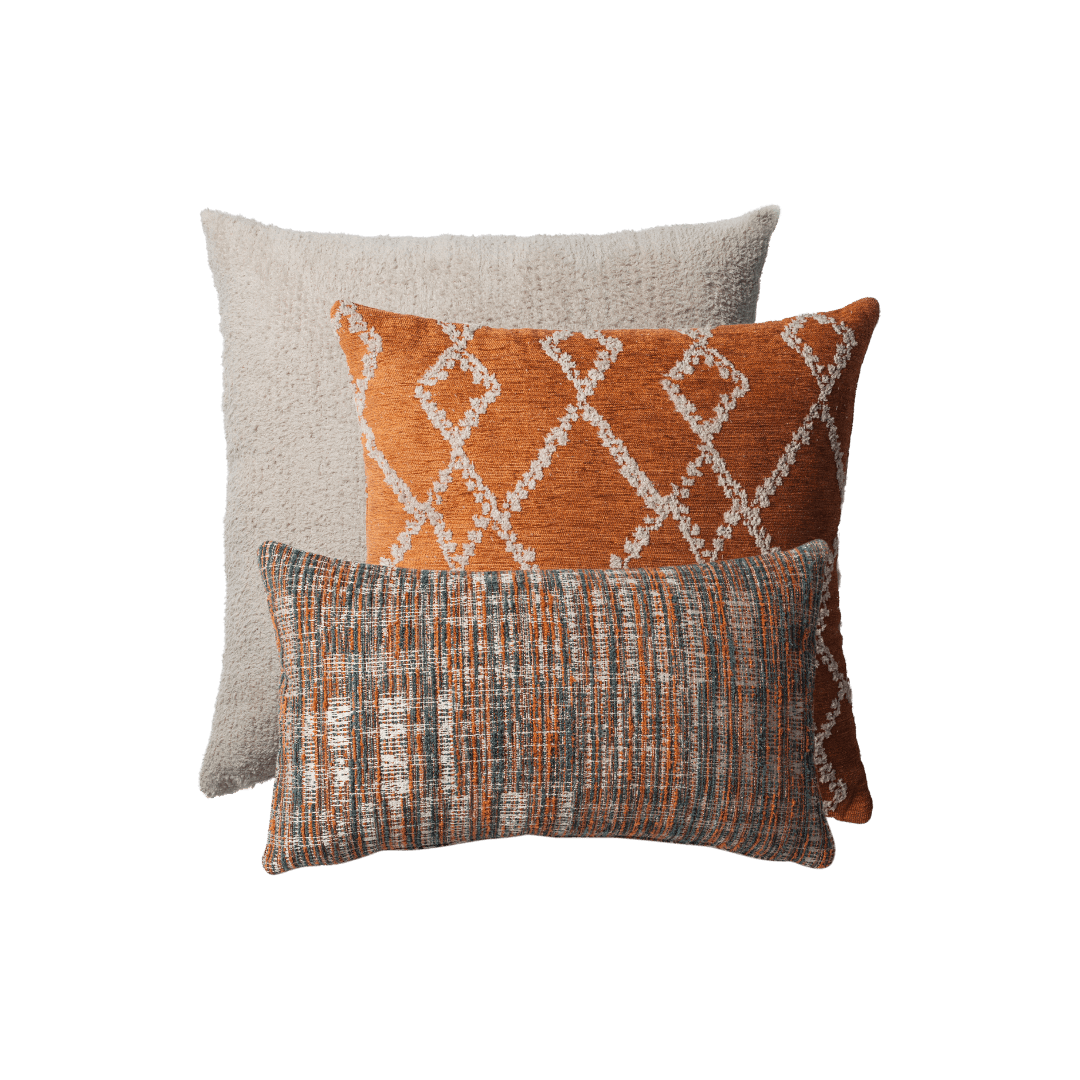 Cozy & Tweed - Decorative Pillow - 3-piece Combo Set (Cover Only)