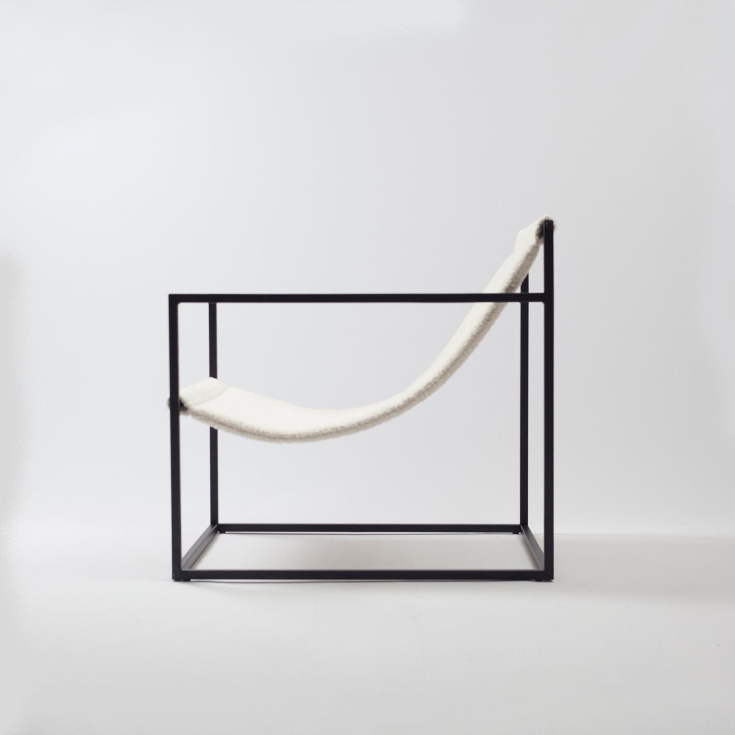 Bernie Chair Metal Seat - White