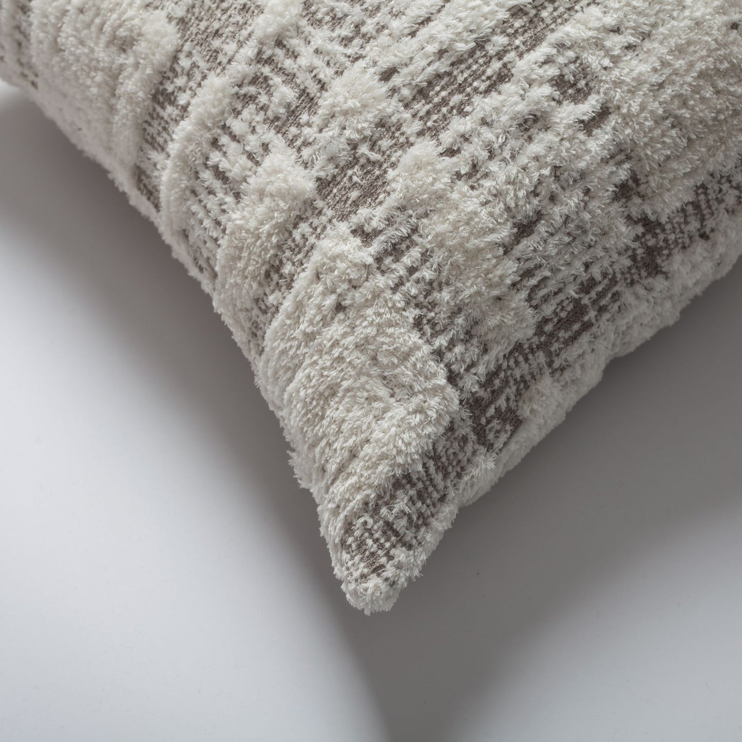 Argos - Checkered Pattern Cushion 18x18 Inch (Cover Only)