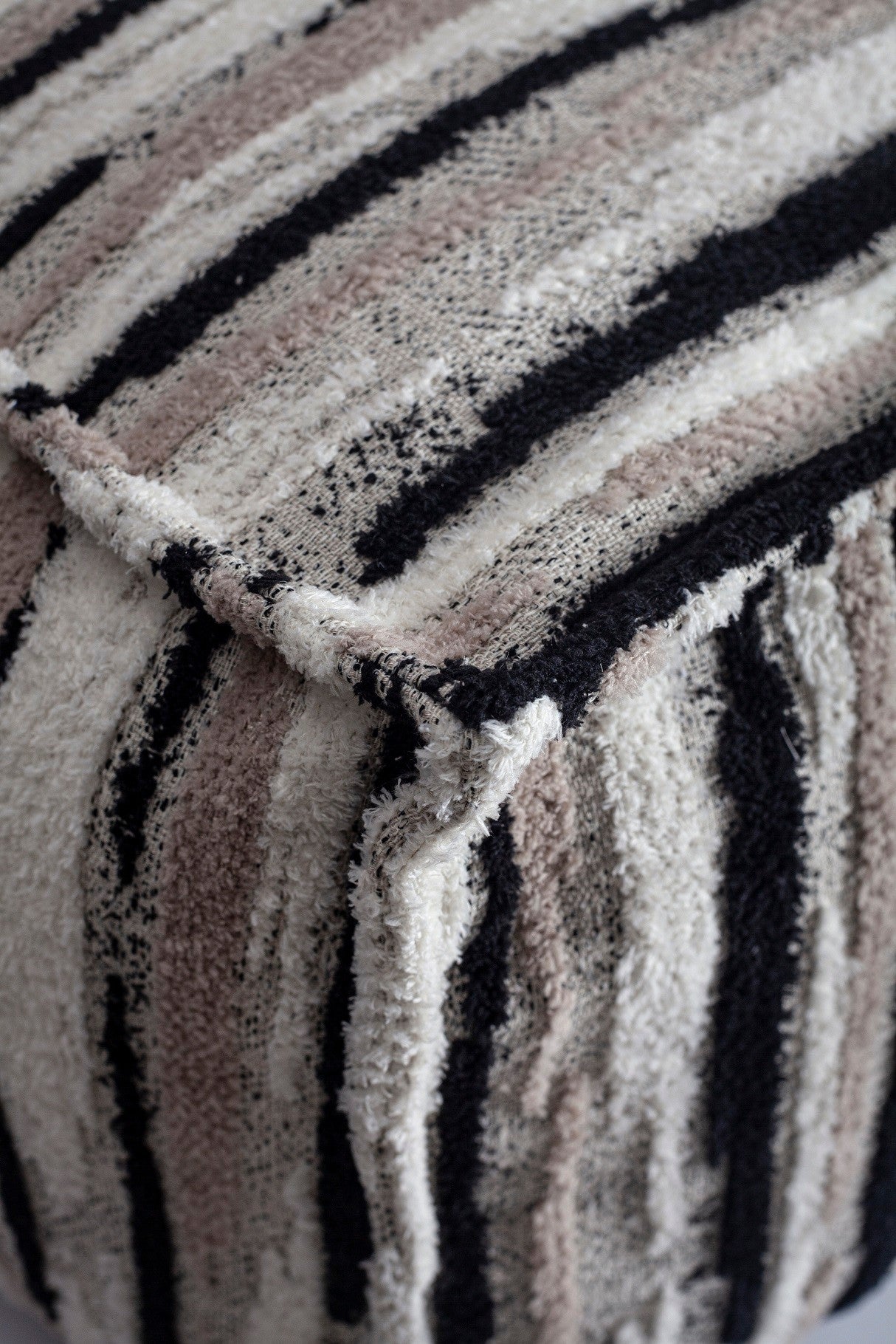 Alpaca - Handwoven Style Patterned Pouf (Cover Only)
