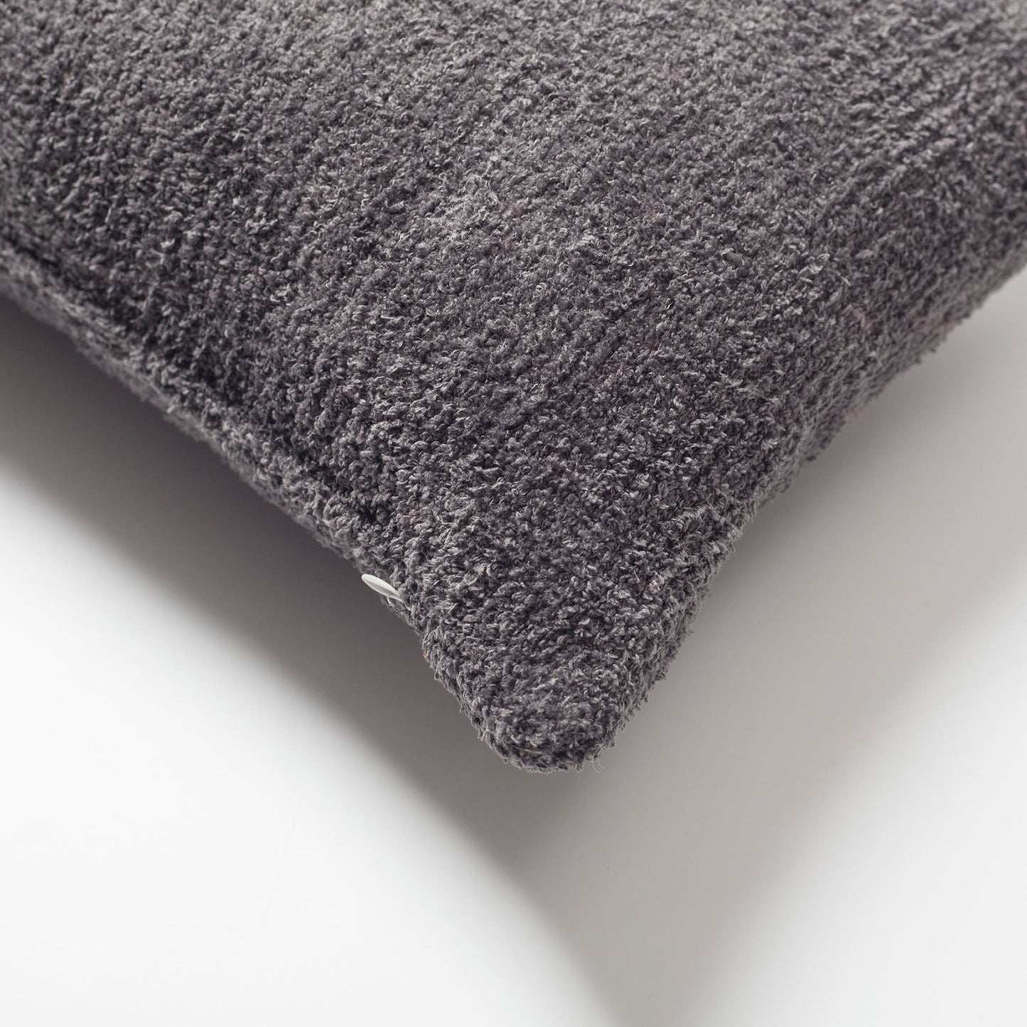 Cozy - Sheepskin Texture Fluffy Cushion 14x28 Inch - Anthracite (Cover Only)
