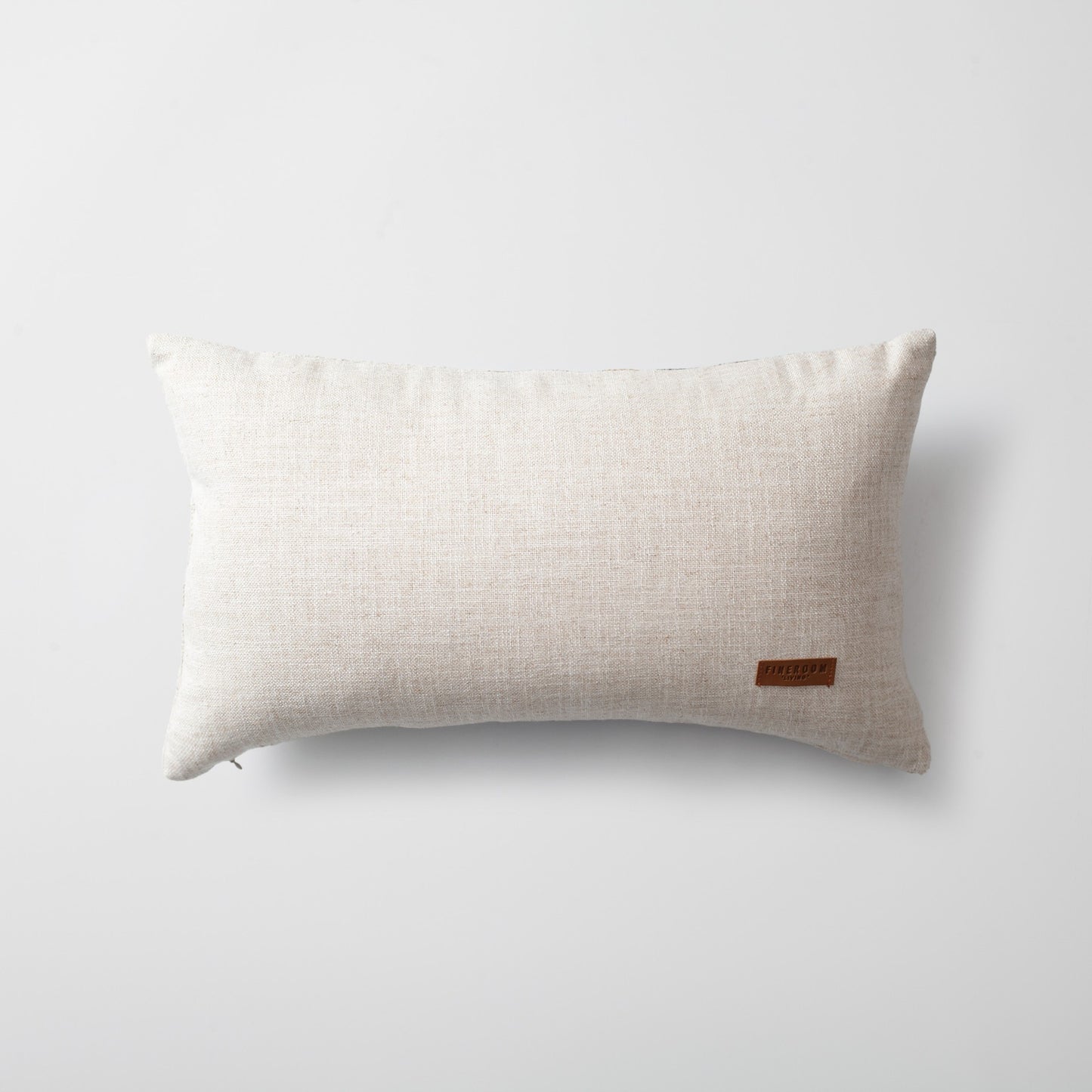 Combos - Linen Floor and Woven Throw Pillow 30x50 Navy Blue