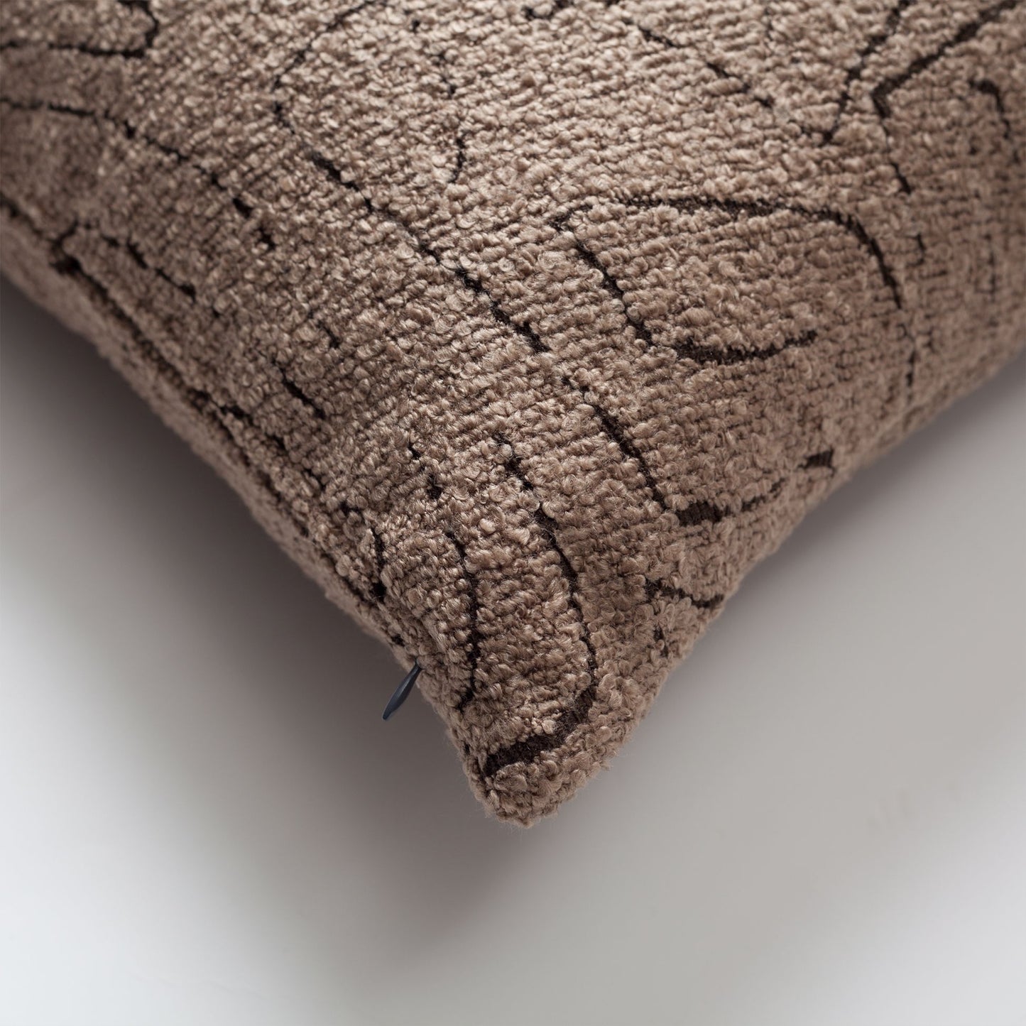 Amorf - Abstract Patterned 14x28 Inch Cushion - Brown (Cover Only)