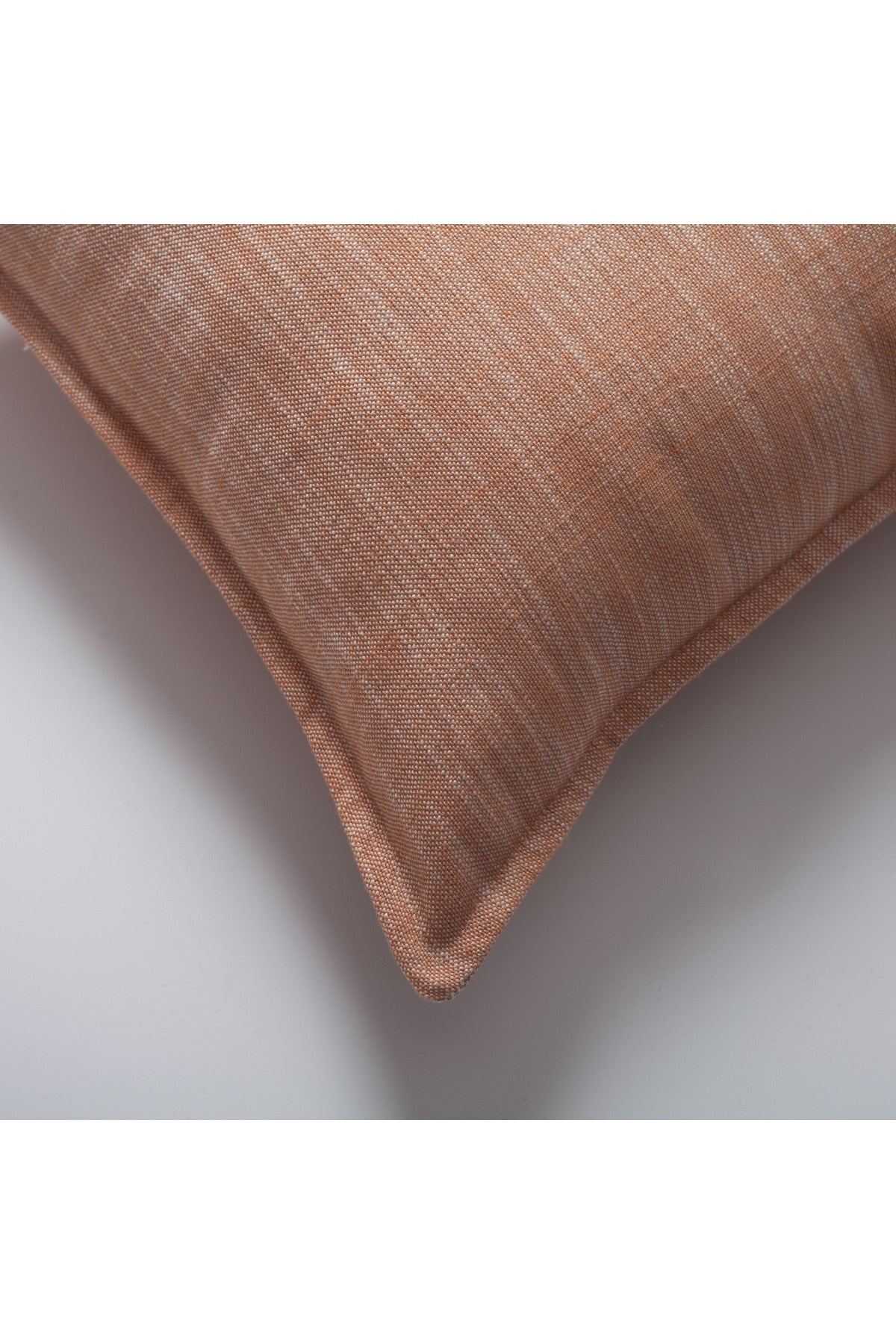 Porto - Linen Square Pillow 20x20 Inch - Orange (Cover Only)