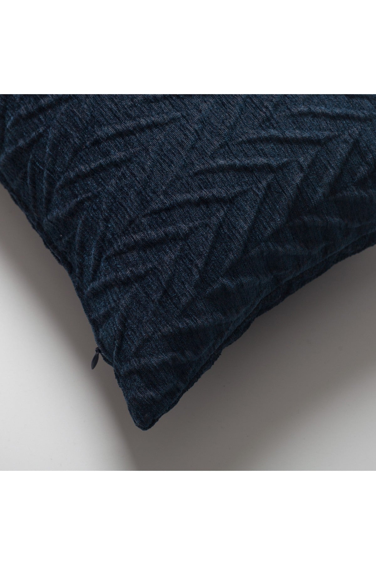 Cello - Embossed Pattern Cushion 12x20 Inch - Navy Blue (Cover Only)