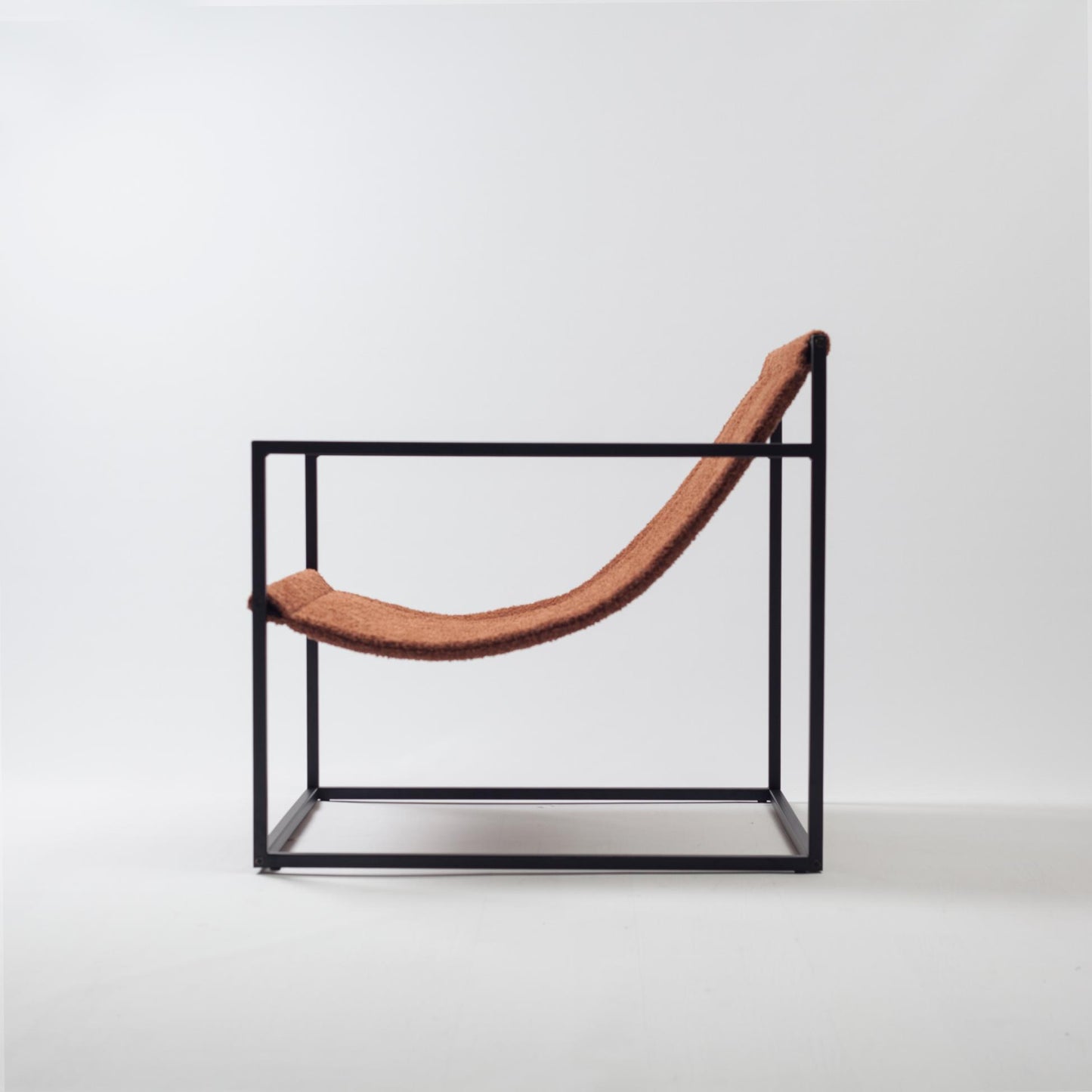 Bernie Chair Metal Seat - Brown