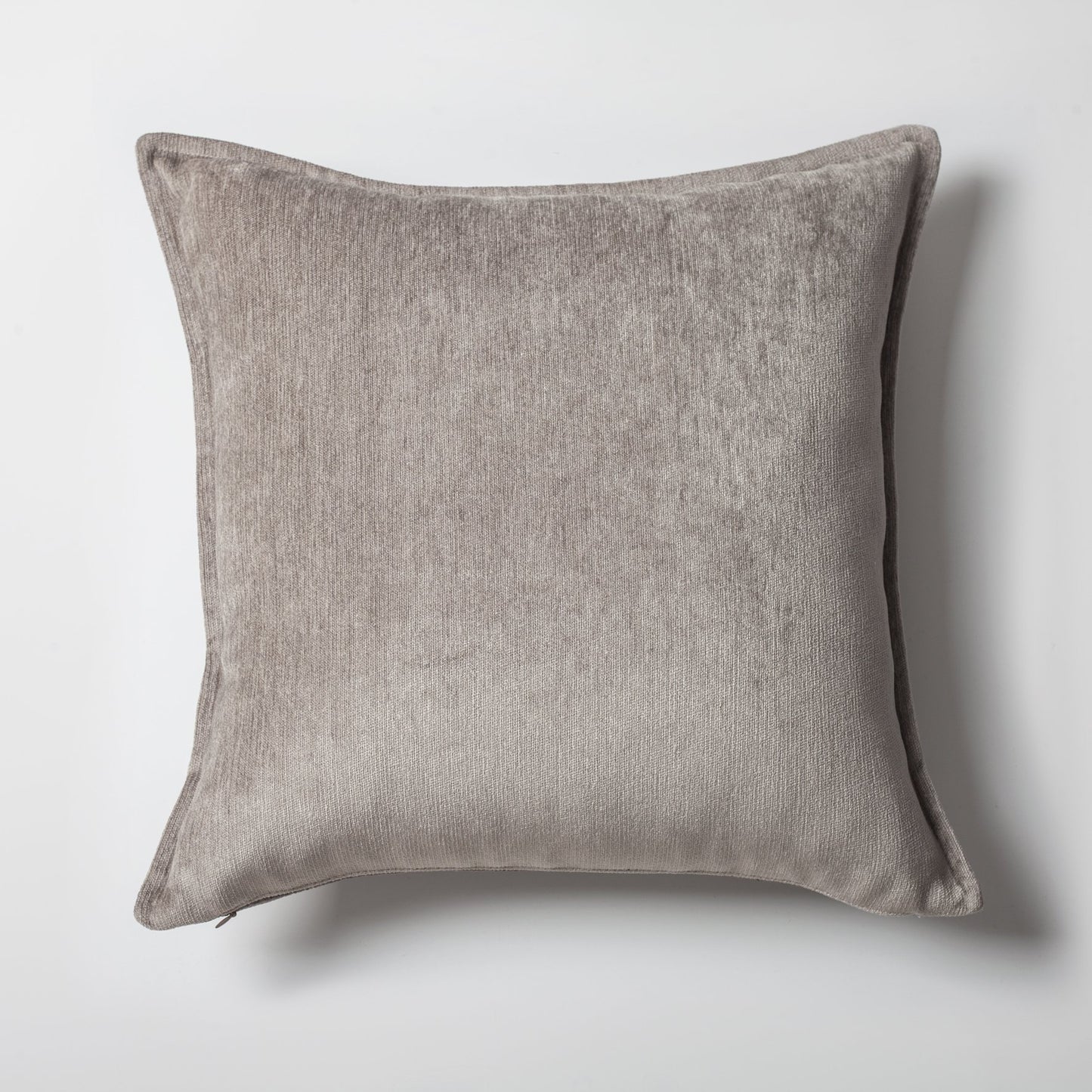 Eliza - Mink Viscose Natural Linen Pillow 20x20 Inch - Mink (Cover Only)