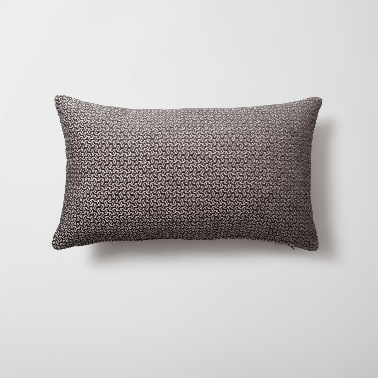 Arte - Geometric Patterned 12x20 Inch Cushion - Anthracite (Cover Only)