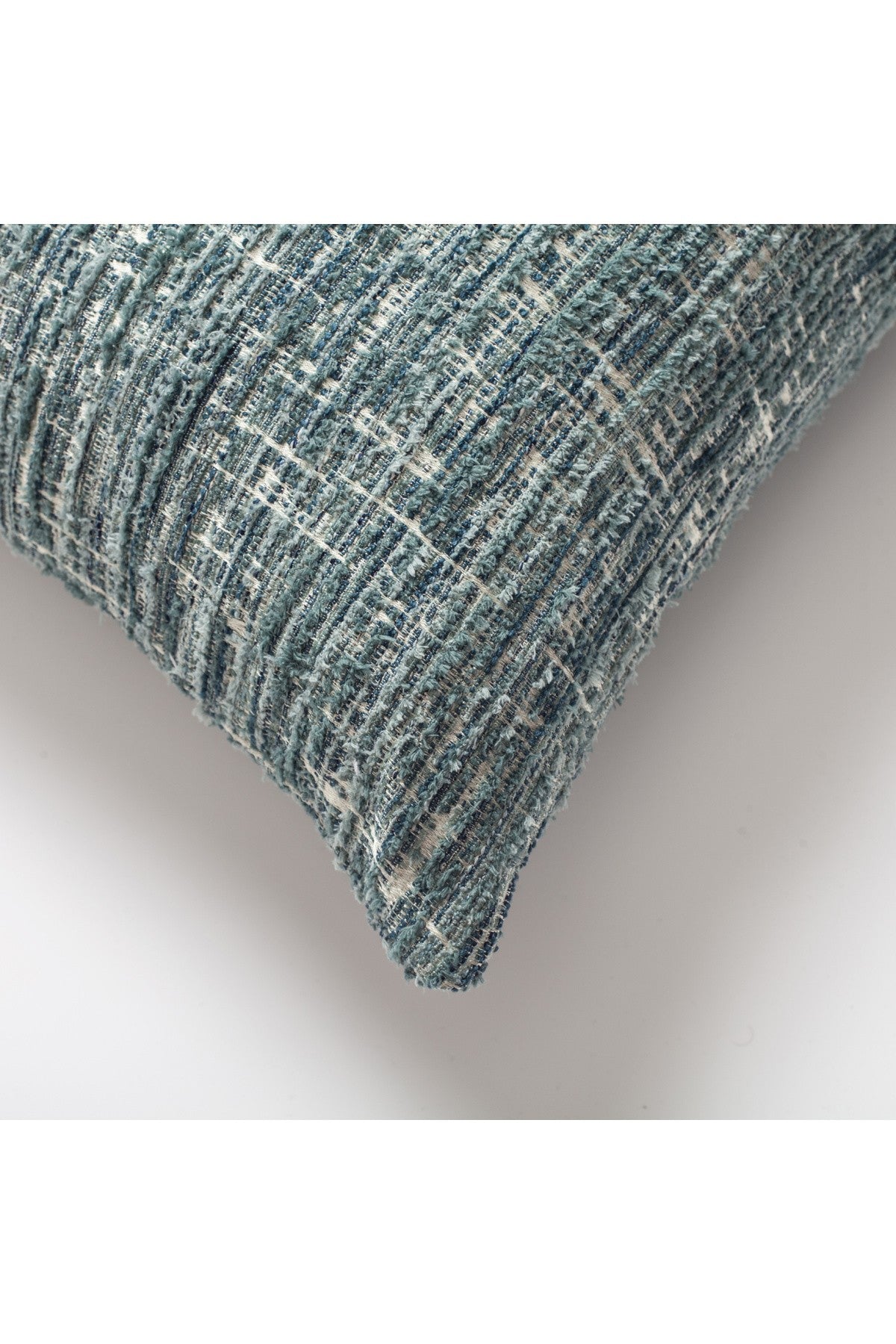 Coco - Corduroy Patterned Cushion 20x20 Inch - Blue (Cover Only)