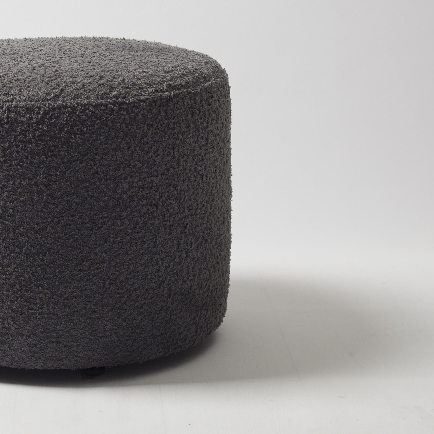 Deco Pouf - Round Pouf - Anthracite (Cover Only)