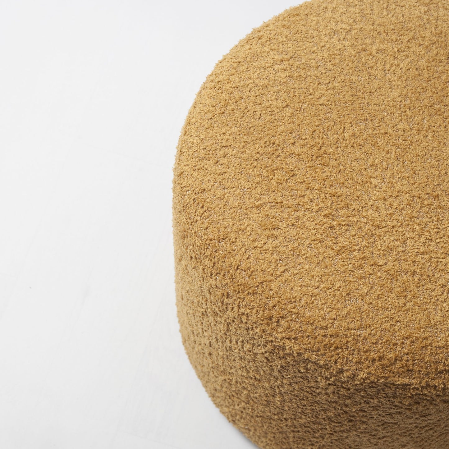 Deco Pouf - Round Pouf - Mustard (Cover Only)
