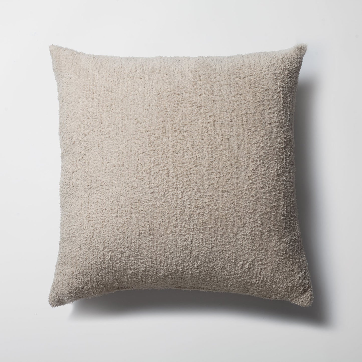 Cozy - Sheepskin Texture Fluffy Cushion 20x20 Inch - Beige (Cover Only)