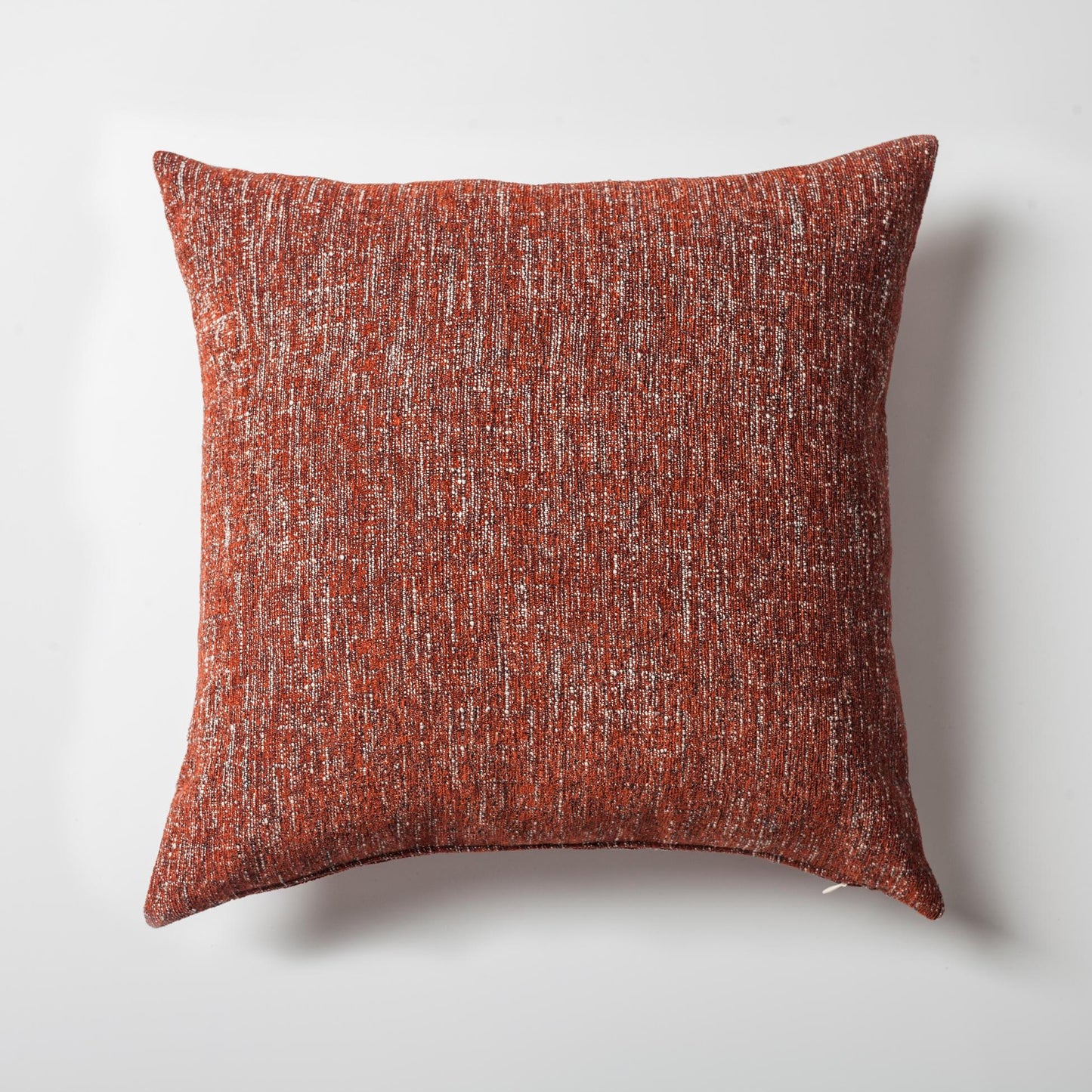Flap - Textured Linen Pillow 20x20 Inch - Terracotta (Cover Only)