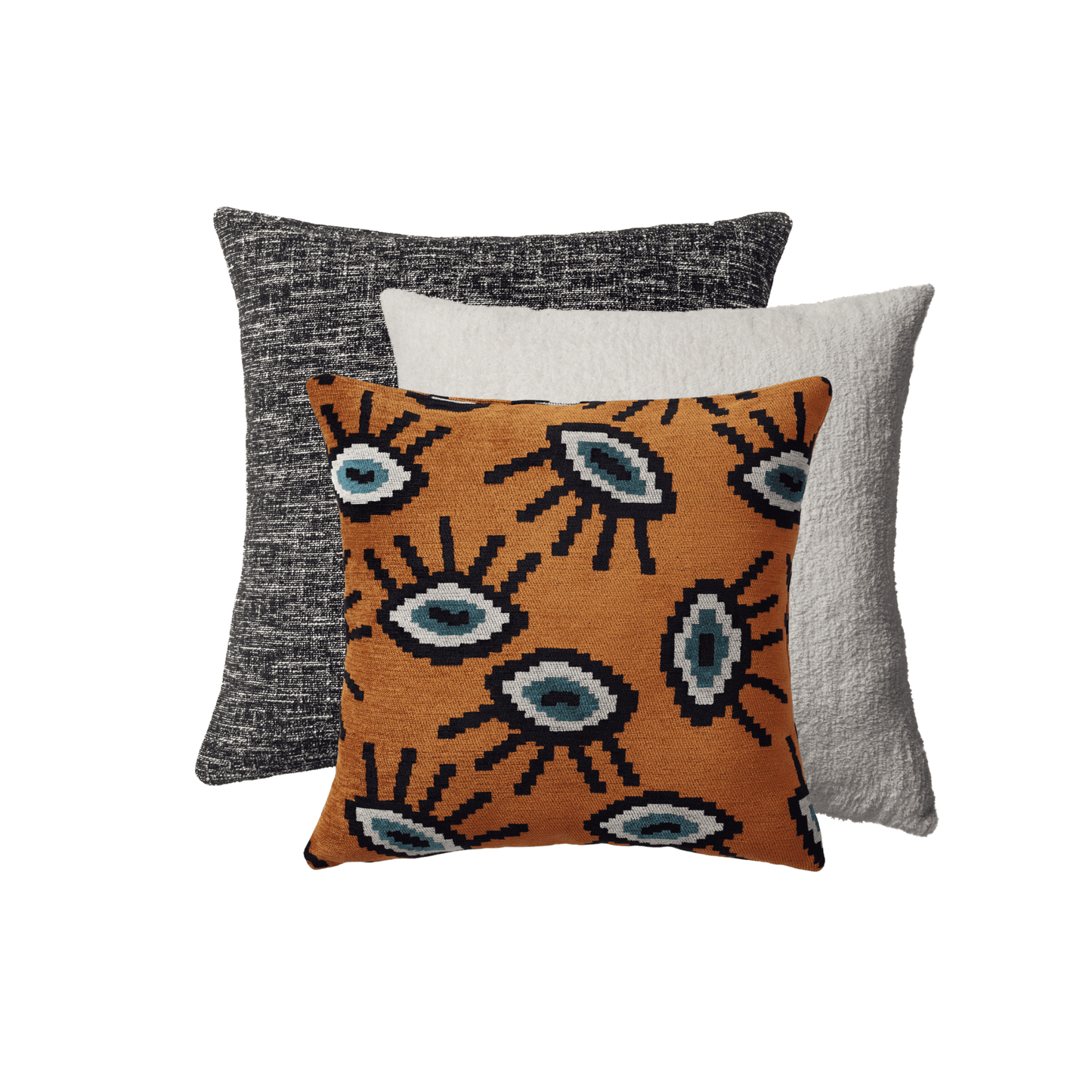 Flap & Yonobi - Decorative Pillow - 3-piece Combo Set (Cover Only)