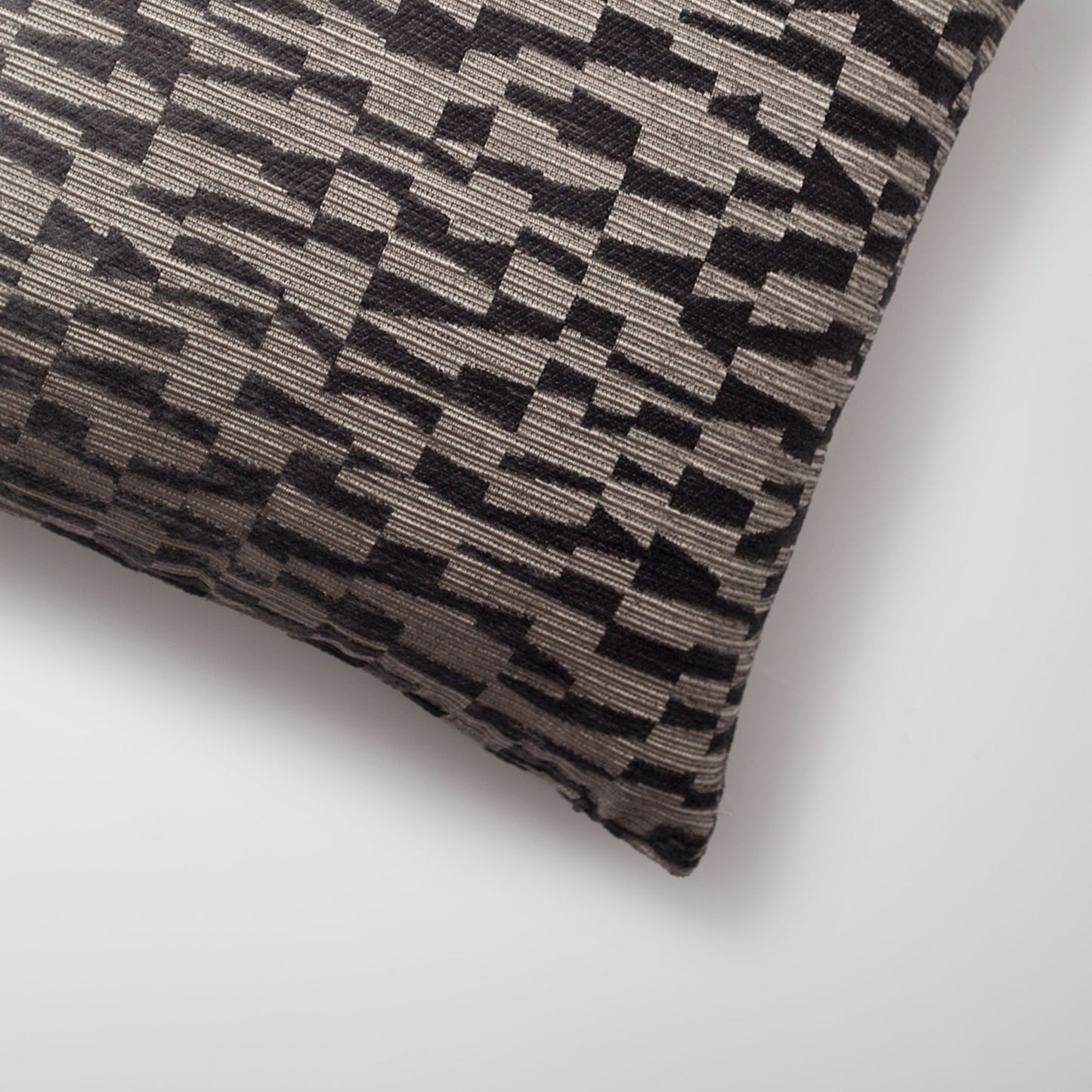 Bistro - Geometric Patterned 18x18 Inch Cushion - Anthracite (Cover Only)