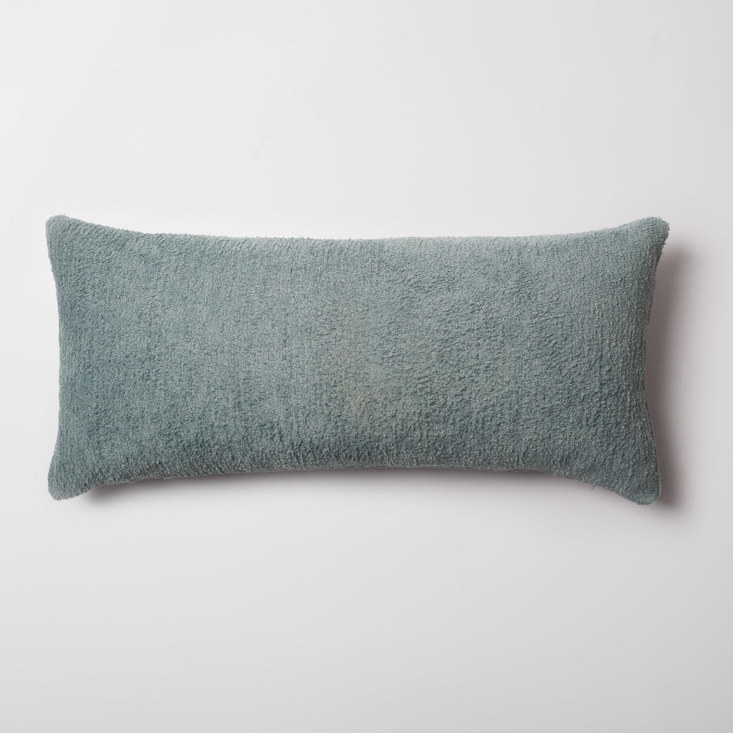 Cozy - Sheepskin Texture Fluffy Cushion 14x28 Inch - Light Blue (Cover Only)
