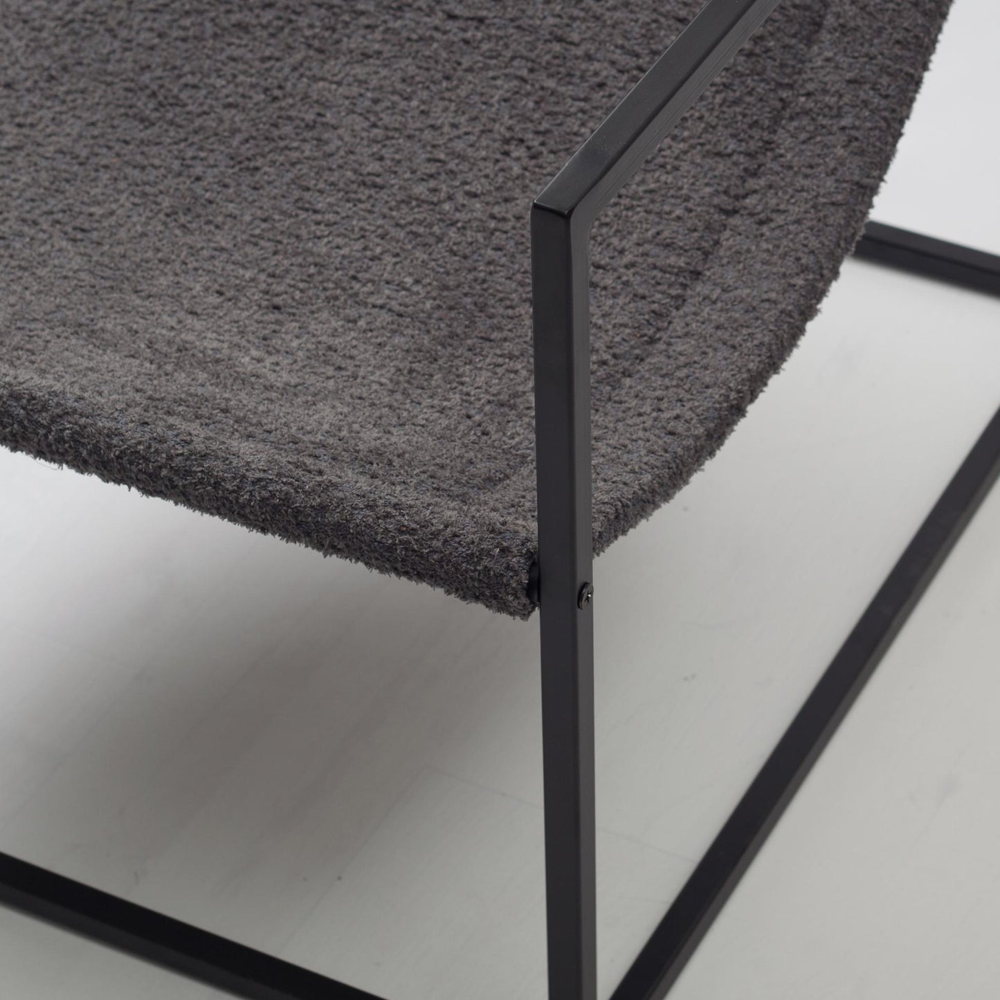 Bernie Chair Metal Seat - Anthracite