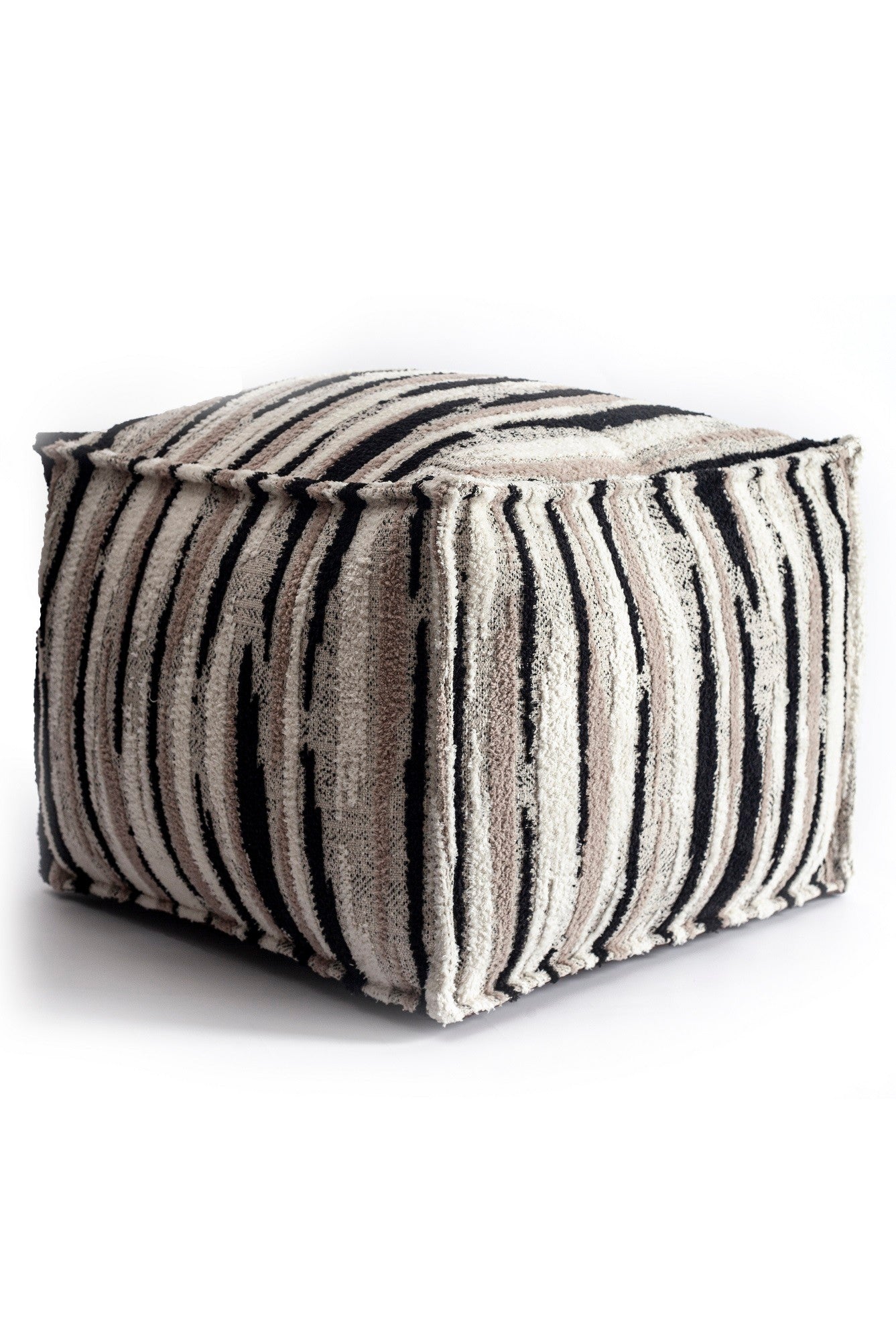 Alpaca - Handwoven Style Patterned Pouf (Cover Only)