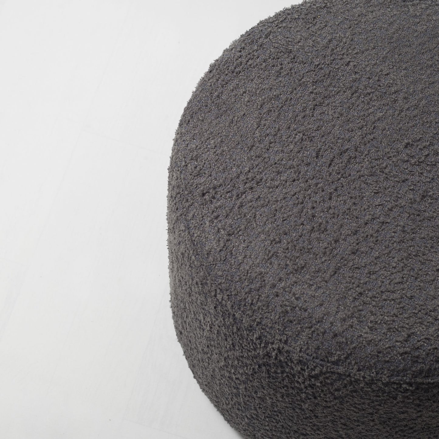 Deco Pouf - Round Pouf - Anthracite (Cover Only)
