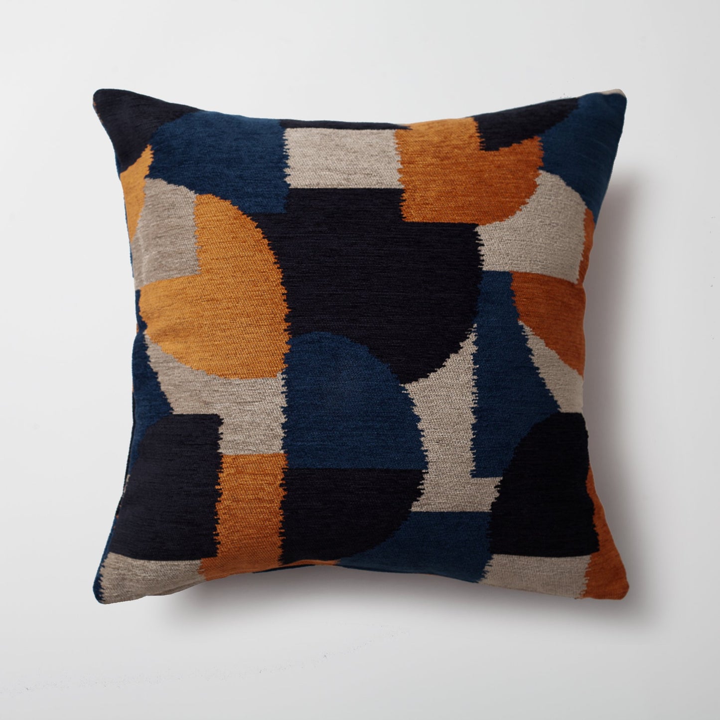Otto&Cello - Decorative Pillow - 3-piece Orange Mink Blue Combo Set (Cover Only)