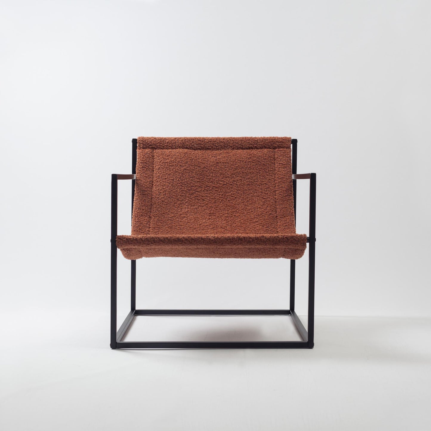 Bernie Chair Metal Seat - Brown