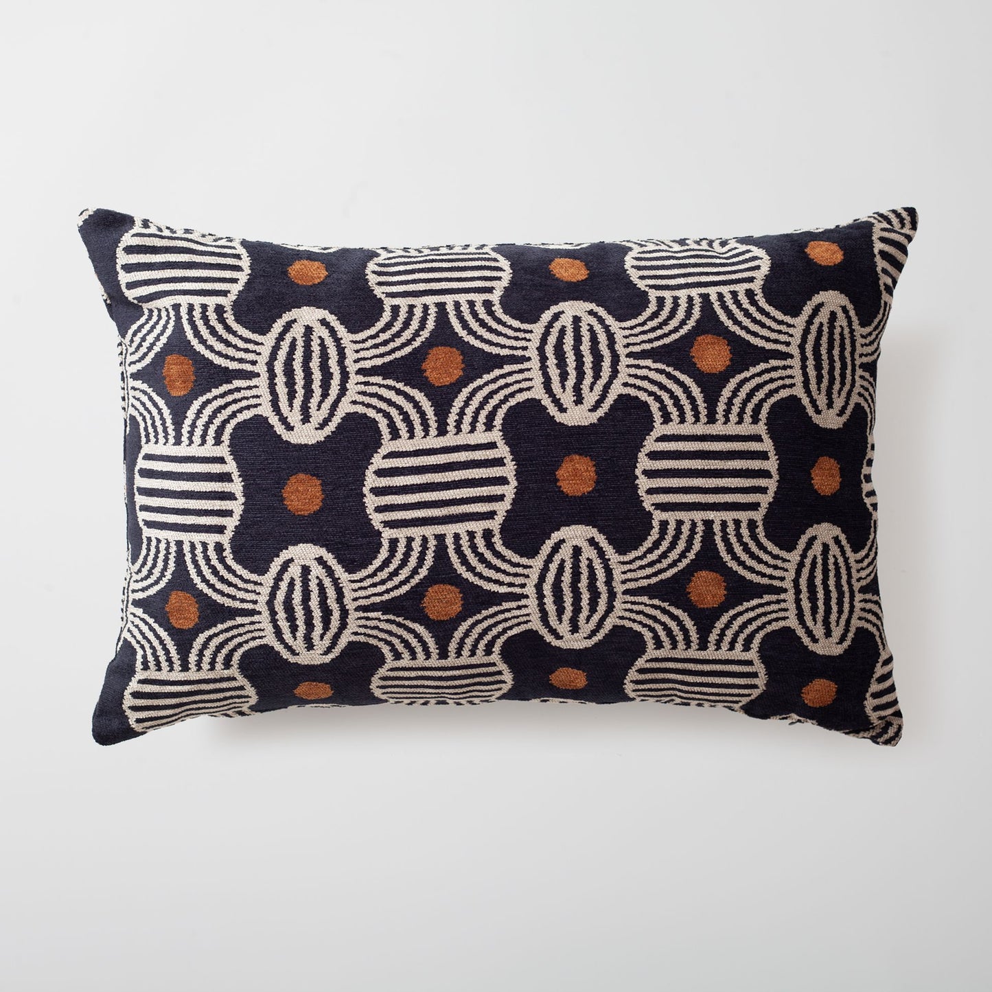 Obika & Loom - Decorative Pillow - 2-Piece Combo Set - Beige Black (Cover Only)