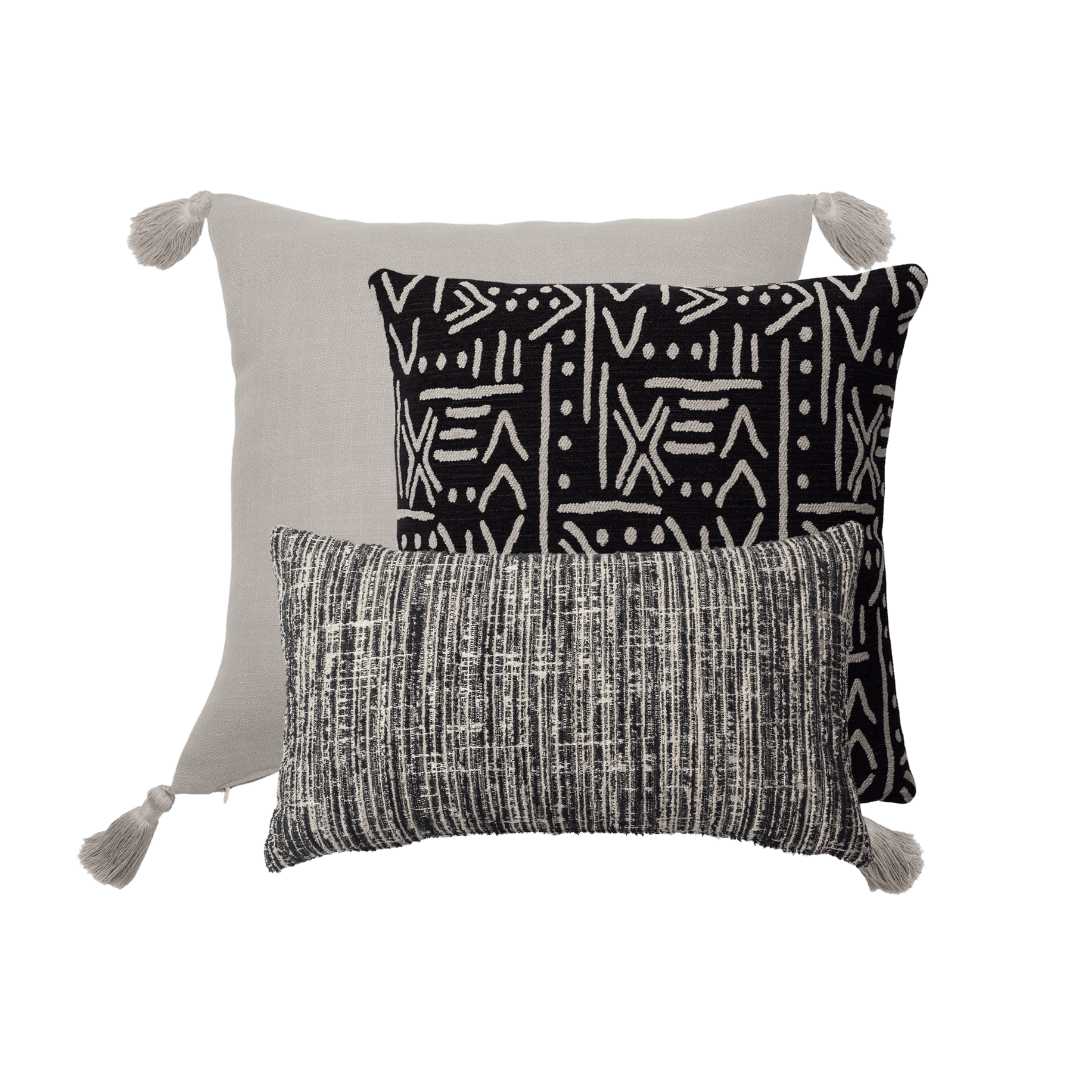 Icon - Decorative Pillow - 3-Piece Combo Set (Cover Only)
