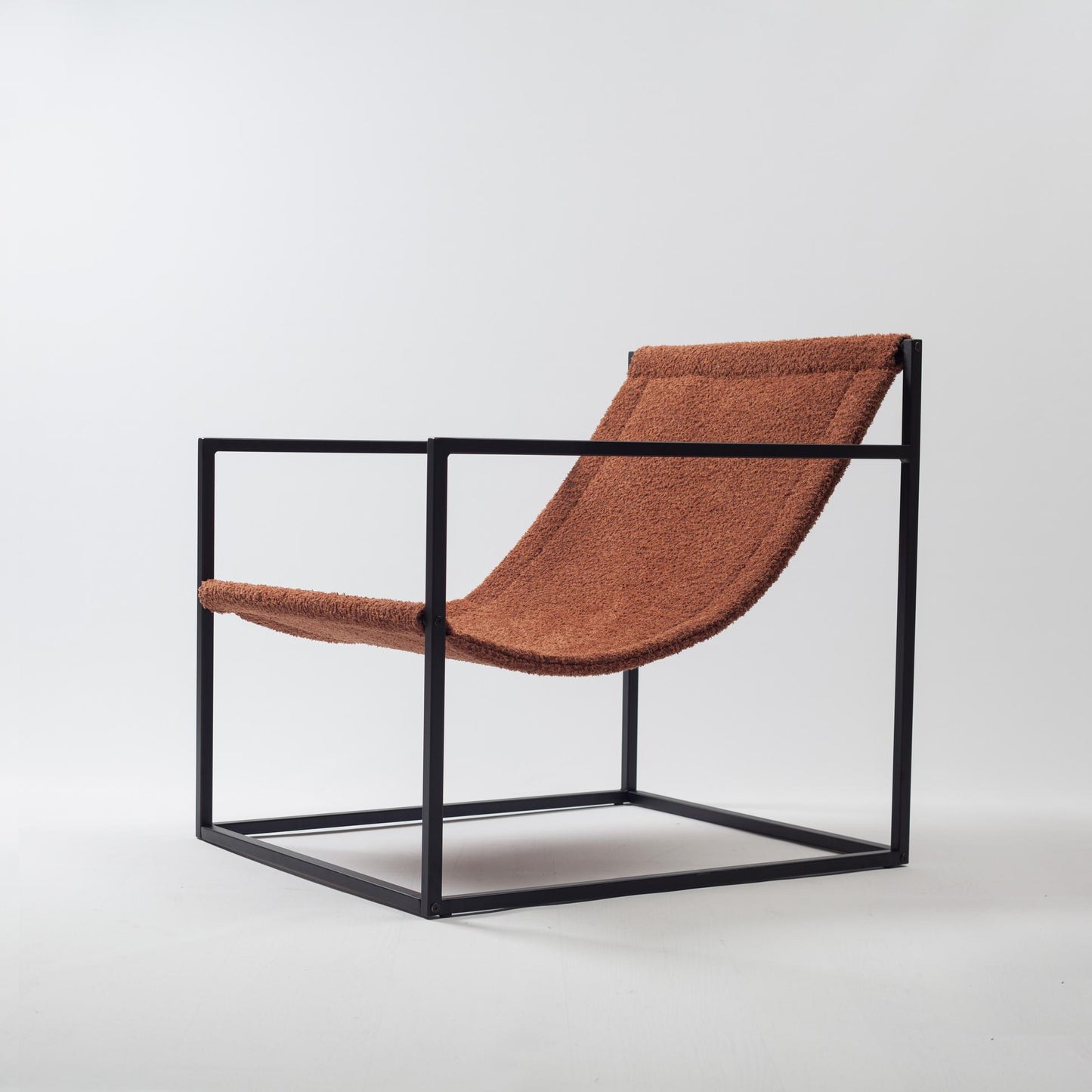 Bernie Chair Metal Seat - Brown