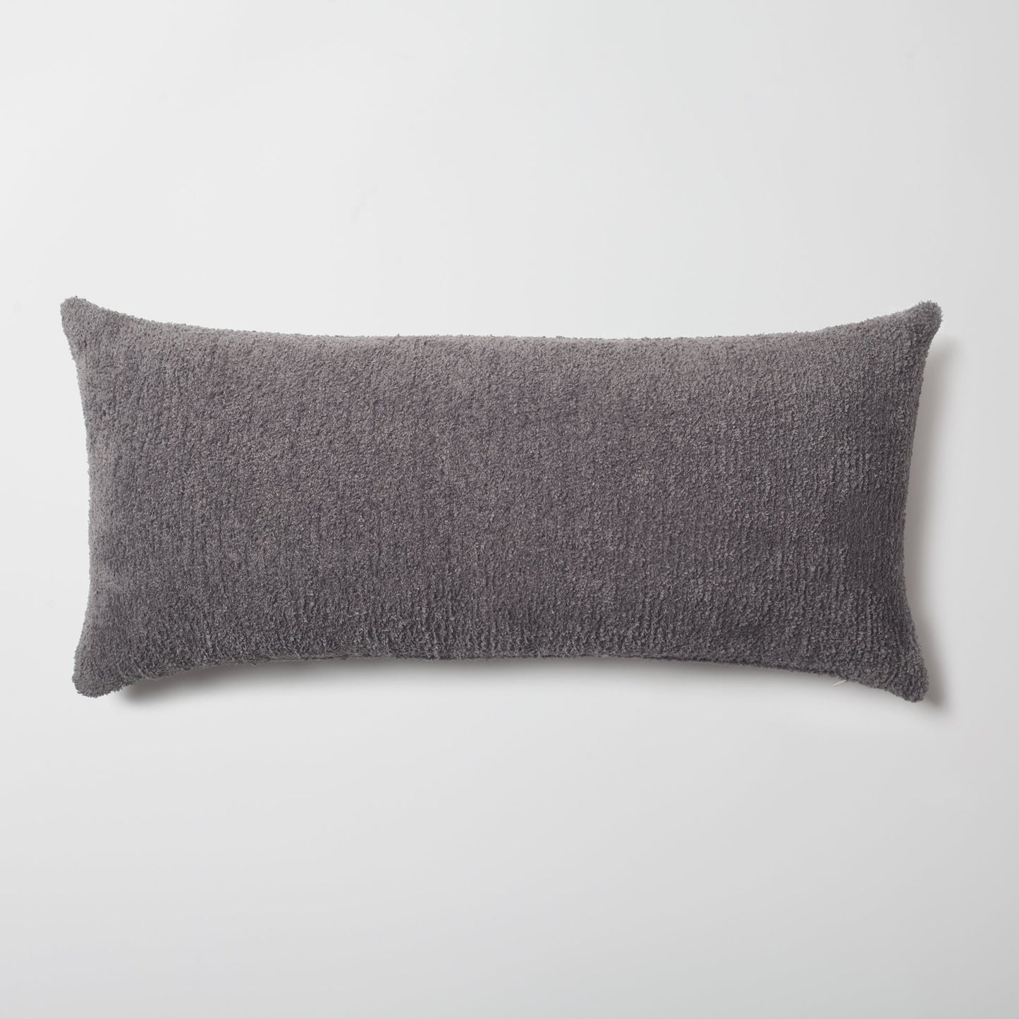 Cozy - Sheepskin Texture Fluffy Cushion 14x28 Inch - Anthracite (Cover Only)
