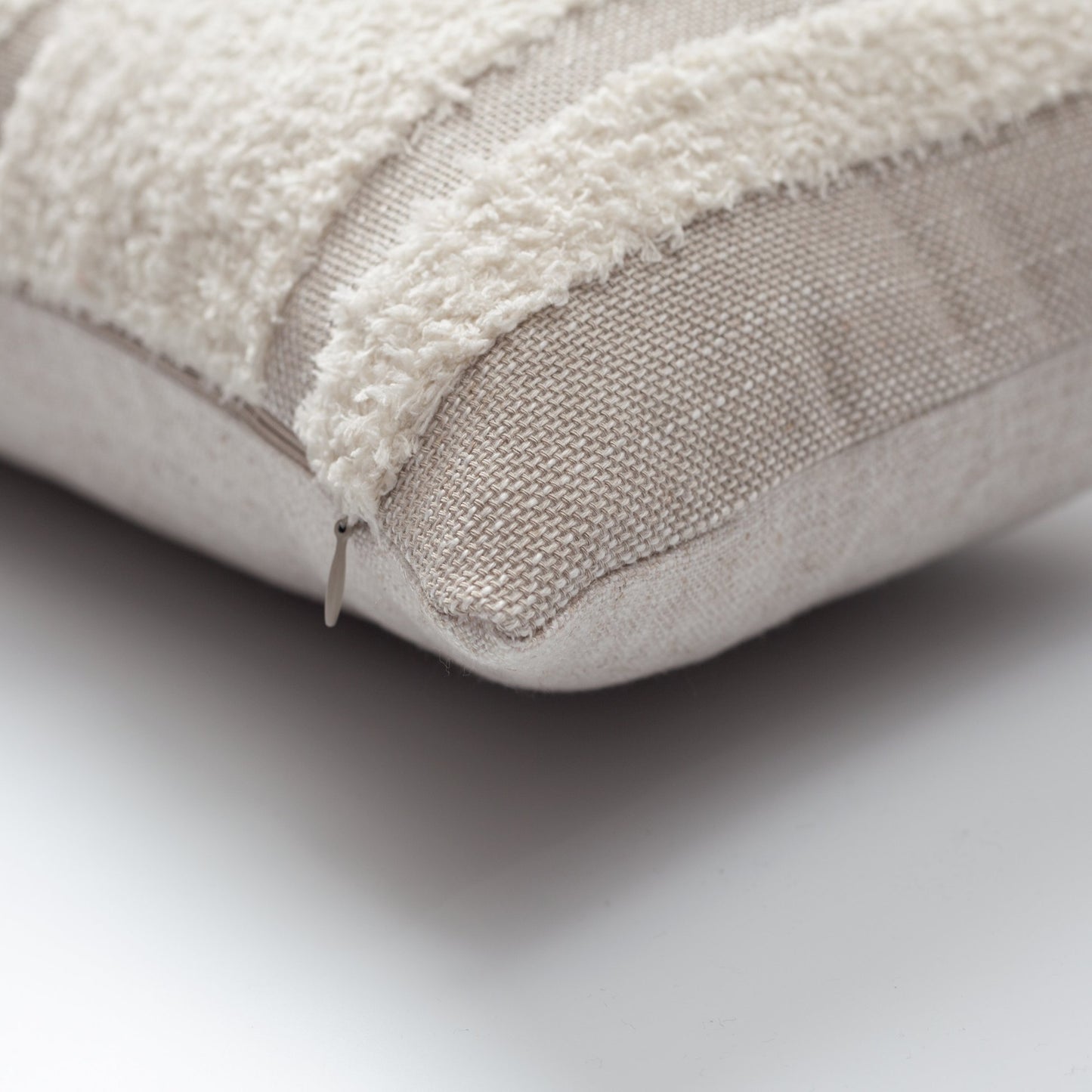 Quba - Ethnic Patterned Linen Pillow 12x20 Inch (Cover Only)