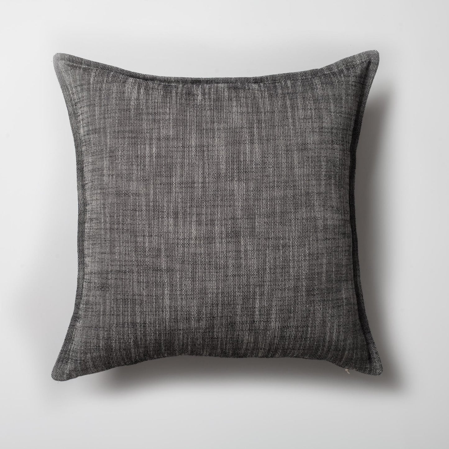 StripeOnStripe - Decorative Pillow - Set of 3 - Black & Linen