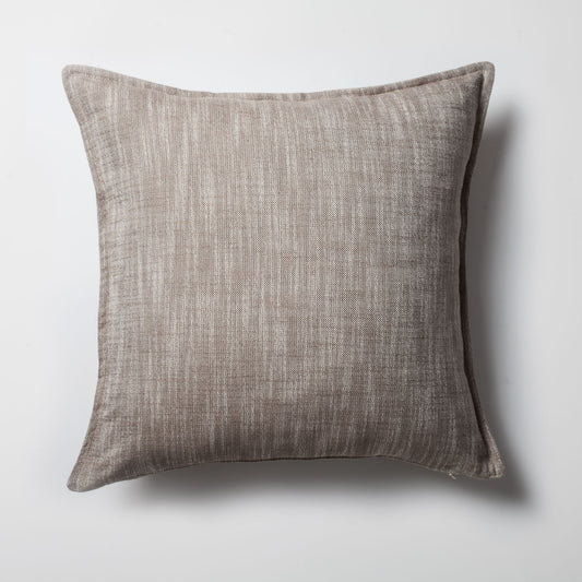 Porto - Linen Square Pillow 20x20 Inch - Milky Brown (Cover Only)