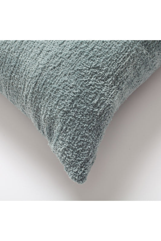 Cozy - Sheepskin Texture Fluffy Cushion 20x20 Inch - Light Blue (Cover Only)