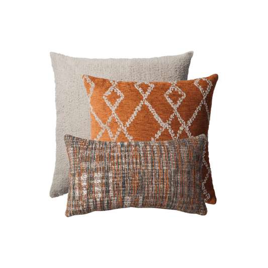 Cozy & Tweed - Decorative Pillow - 3-piece Combo Set (Cover Only)