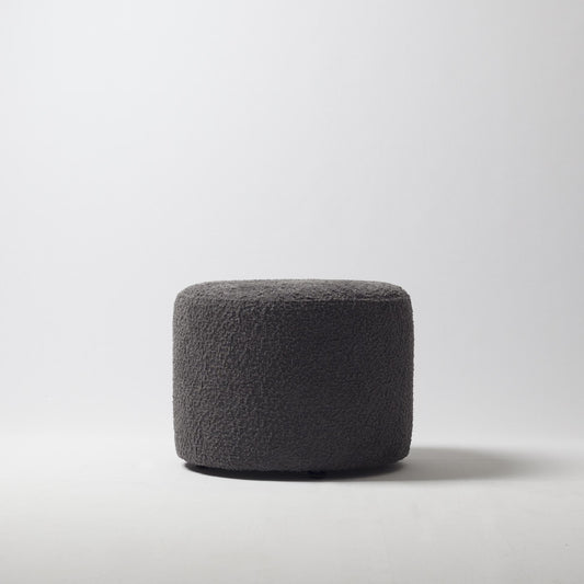 Deco Pouf - Round Pouf - Anthracite (Cover Only)