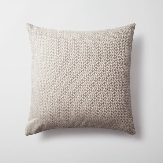 Arte - Geometric Patterned 20x20 Inch Cushion - Mink (Cover Only)