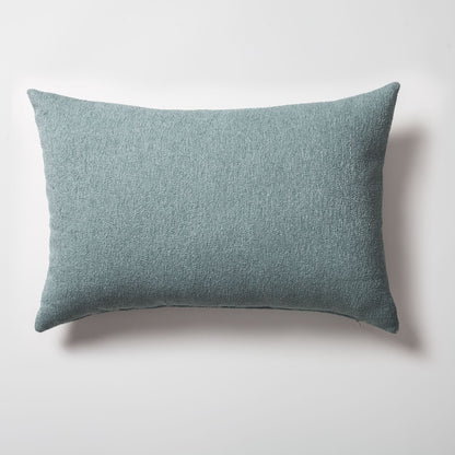 Loom Linen Tasseled Bed Runner + 5 Pillow Set Nomad Julia - Blue (Cover Only)