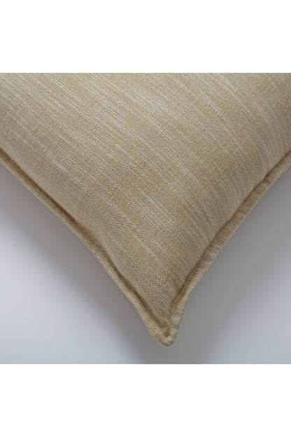 Porto - Linen Square Pillow 20x20 Inch - Yellow (Cover Only)