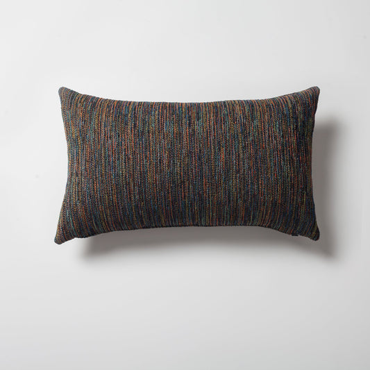 Bamboo - Gradient Multicolored Cushion 12x20 Inch - Blue (Cover Only)