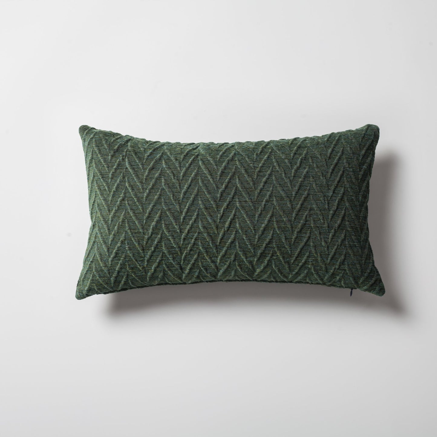 Cello - Embossed Pattern Cushion 12x20 Inch - Green (Cover Only)