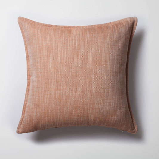 Porto - Linen Square Pillow 20x20 Inch - Orange (Cover Only)