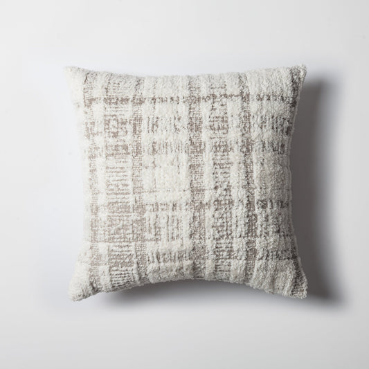 Argos - Checkered Pattern Cushion 18x18 Inch (Cover Only)