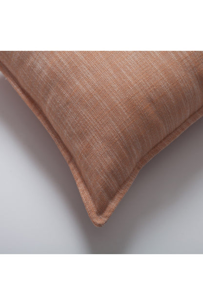 Porto - Linen Square Pillow 20x20 Inch - Orange (Cover Only)