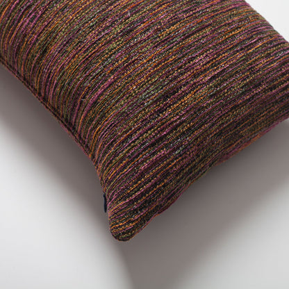 Bamboo - Gradient Multicolored Cushion 12x20 Inch - Red (Cover Only)