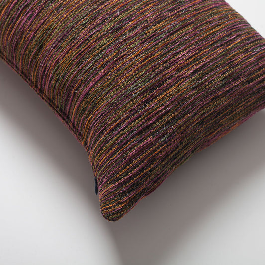 Bamboo - Gradient Multicolored Cushion 12x20 Inch - Red (Cover Only)