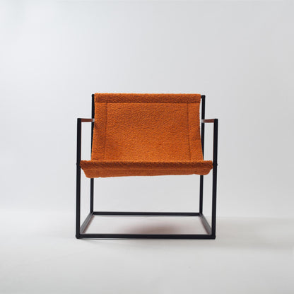 Bernie Chair Metal Seat - Orange