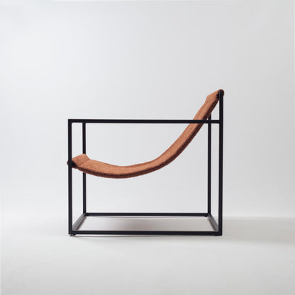 Bernie Chair Metal Seat - Brown